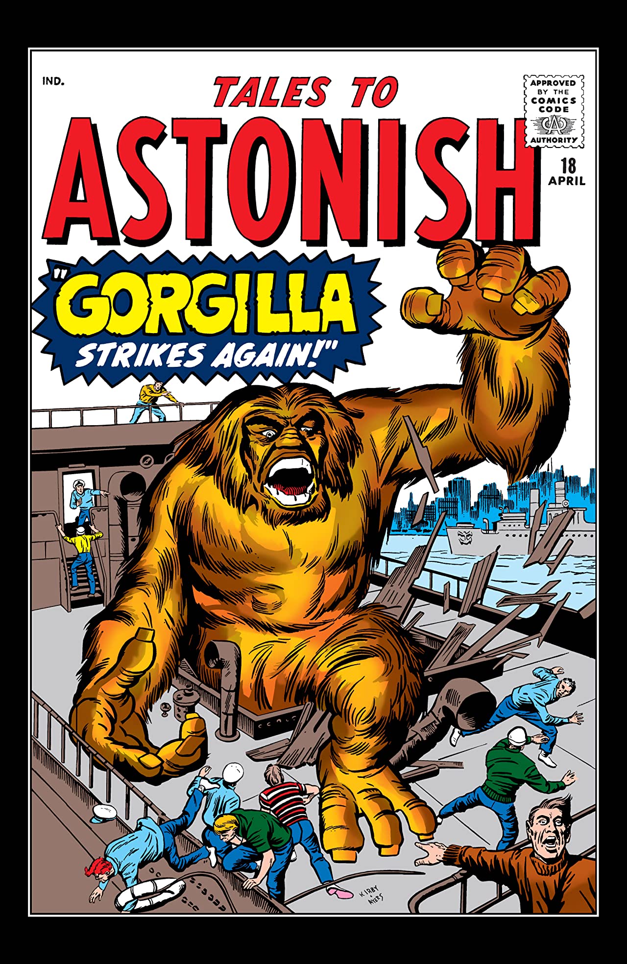 Tales to Astonish #18 cover