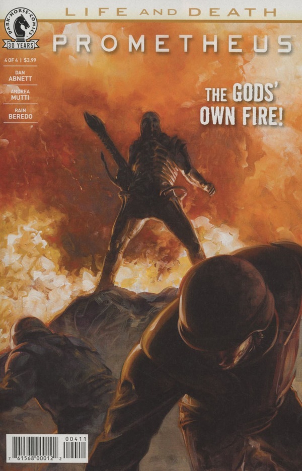 Prometheus: Life and Death #4 cover