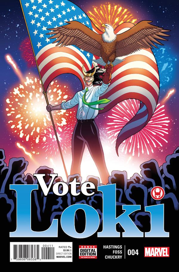 Vote Loki #4 cover