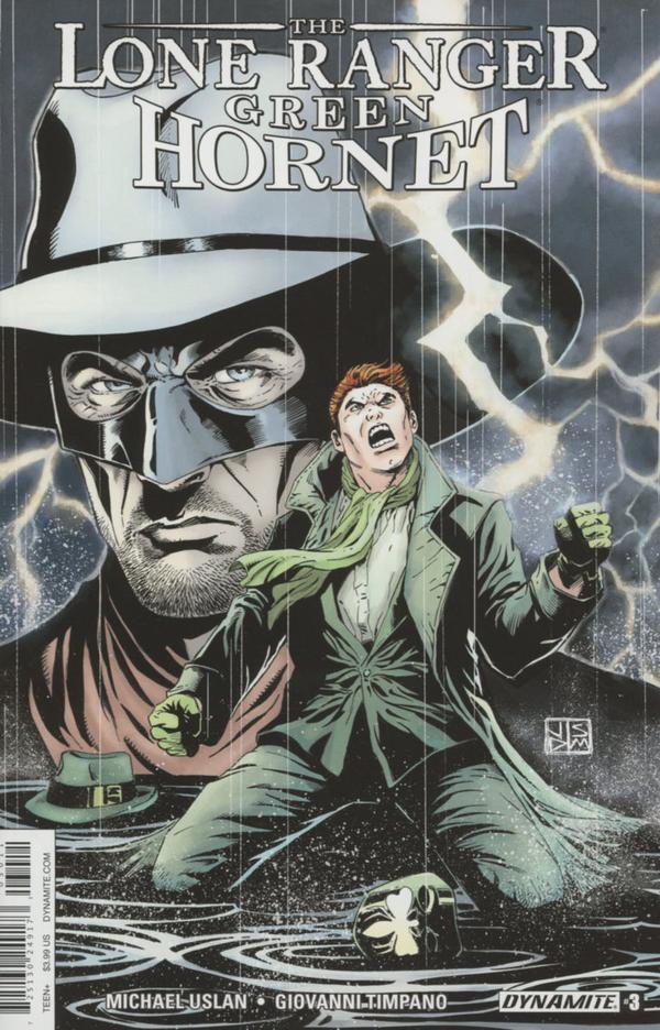 Lone Ranger Green Hornet #3 cover