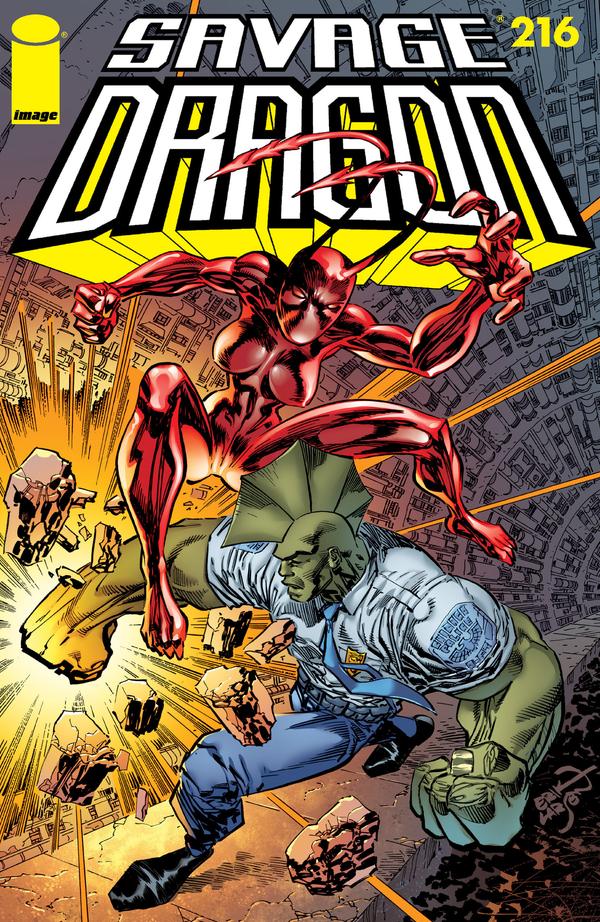 Savage Dragon #216 cover