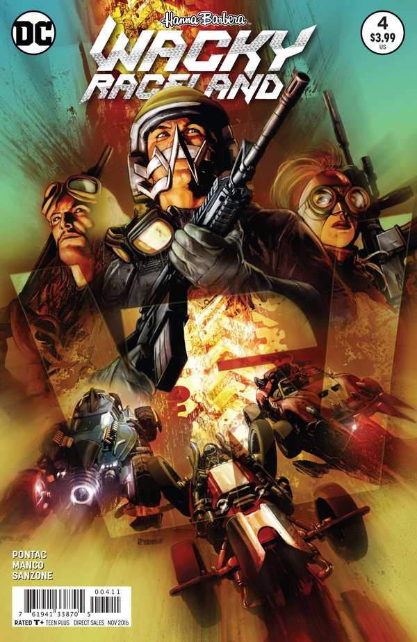 Wacky Raceland #4 cover