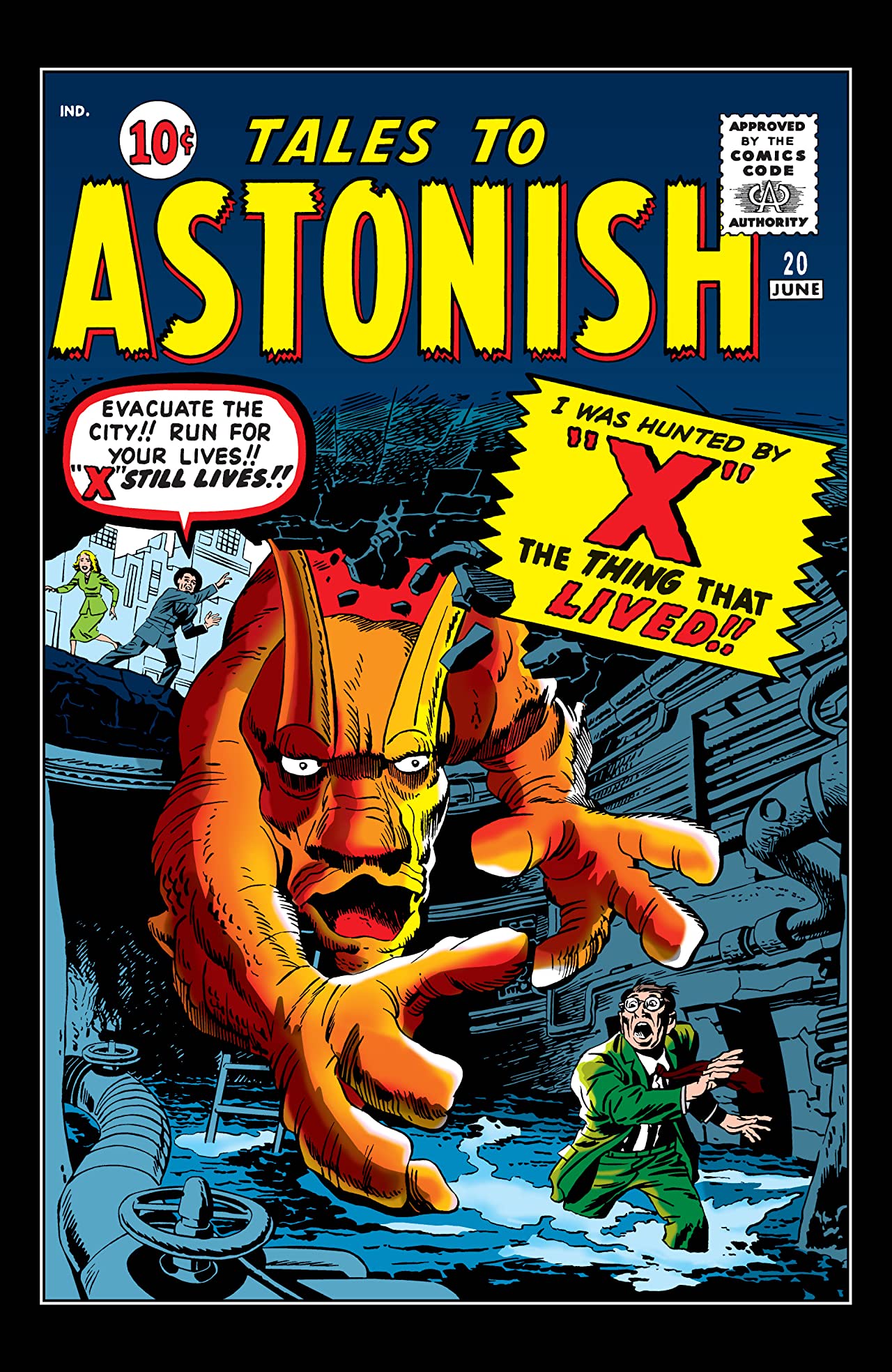 Tales to Astonish #20 cover