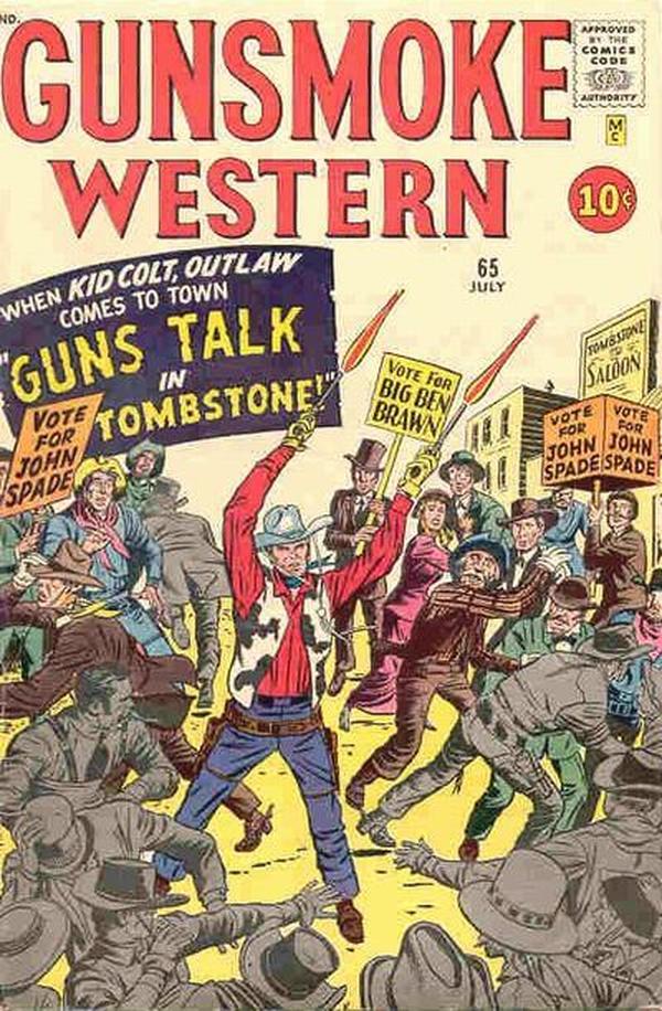 Gunsmoke Western #65 cover