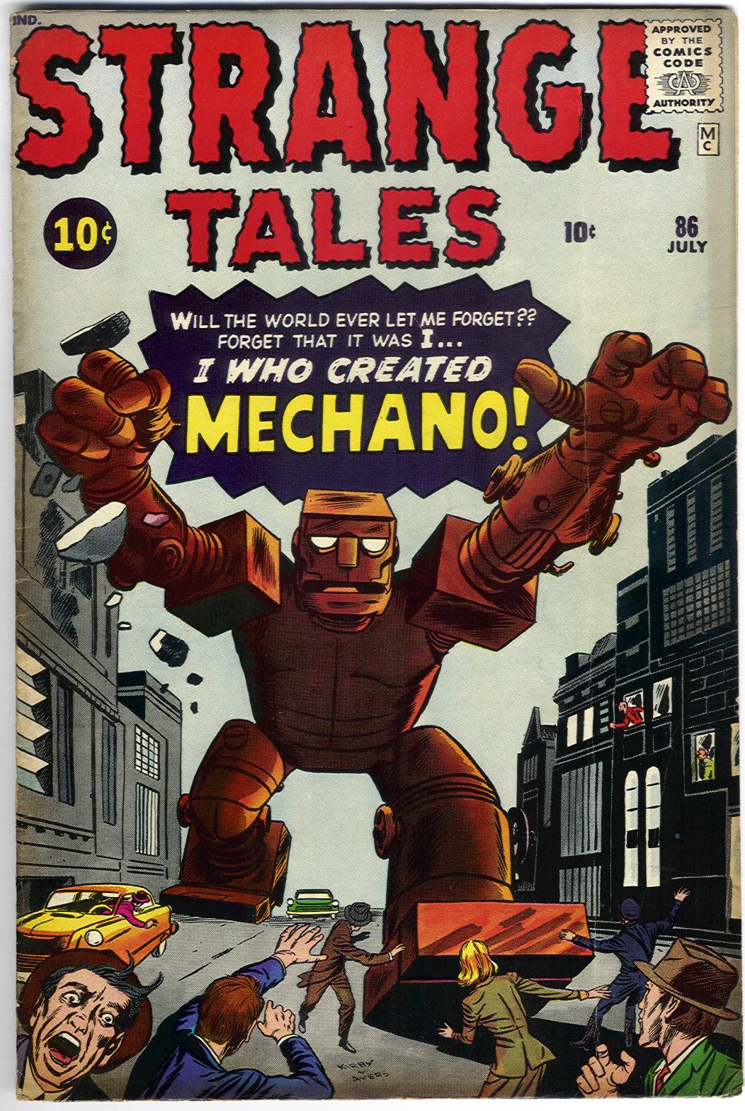 Strange Tales #86 cover