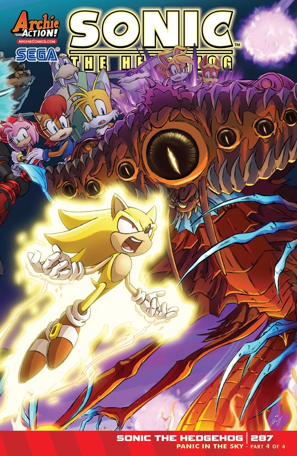 Sonic the Hedgehog #287 cover