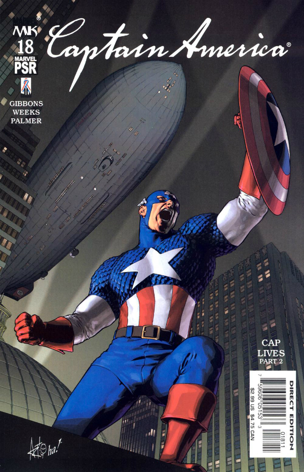 Captain America #18 cover
