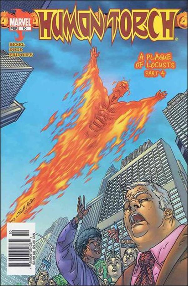 Human Torch #10 cover