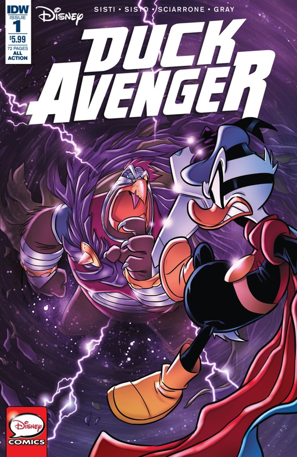 Duck Avenger #1 cover