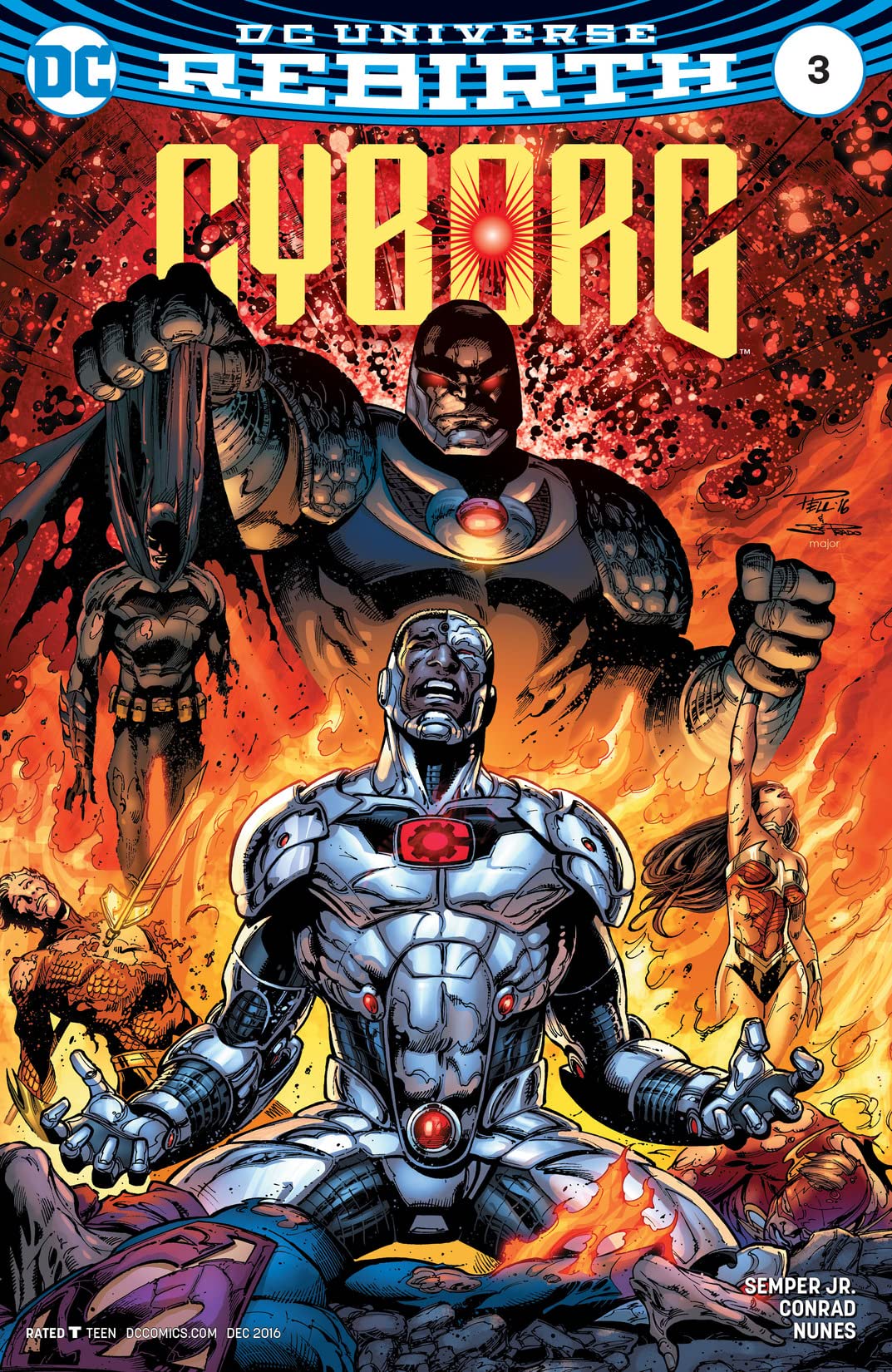 Cyborg #3 cover