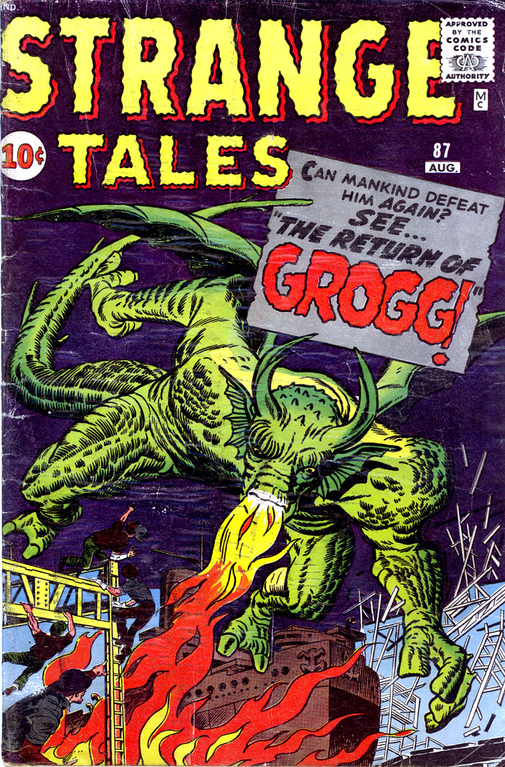 Strange Tales #87 cover