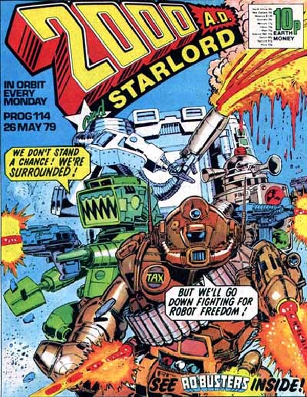 2000 AD and Starlord #114 cover