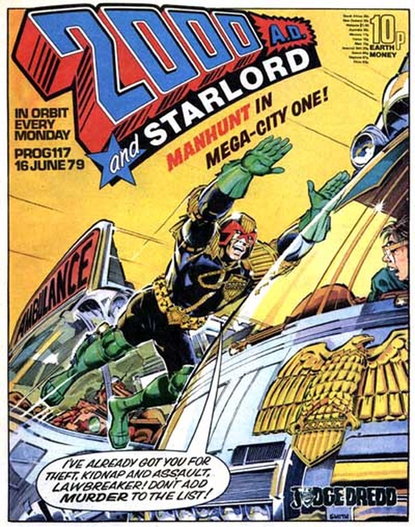 2000 AD and Starlord #117 cover
