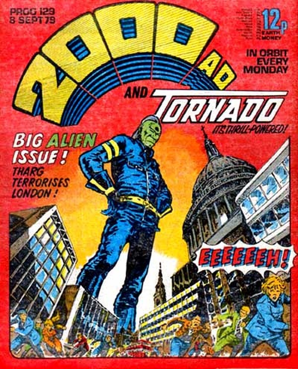 2000 AD and Tornado #129 cover