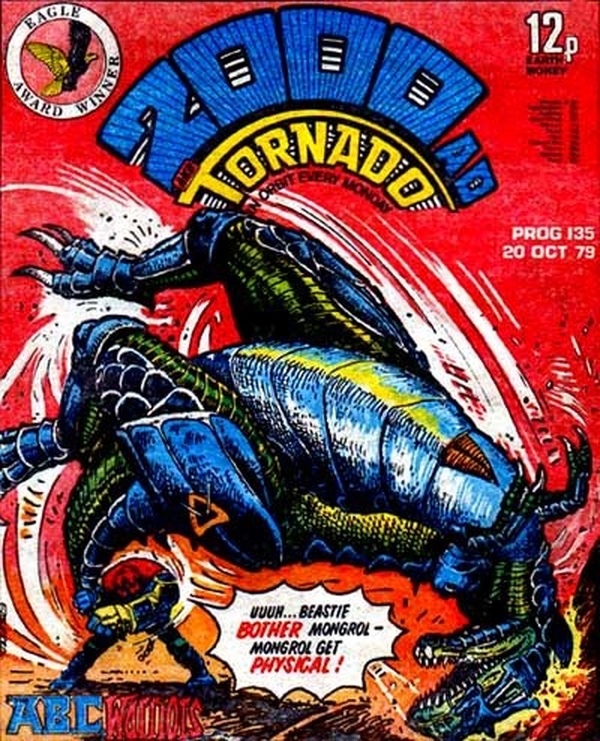 2000 AD and Tornado #135 cover