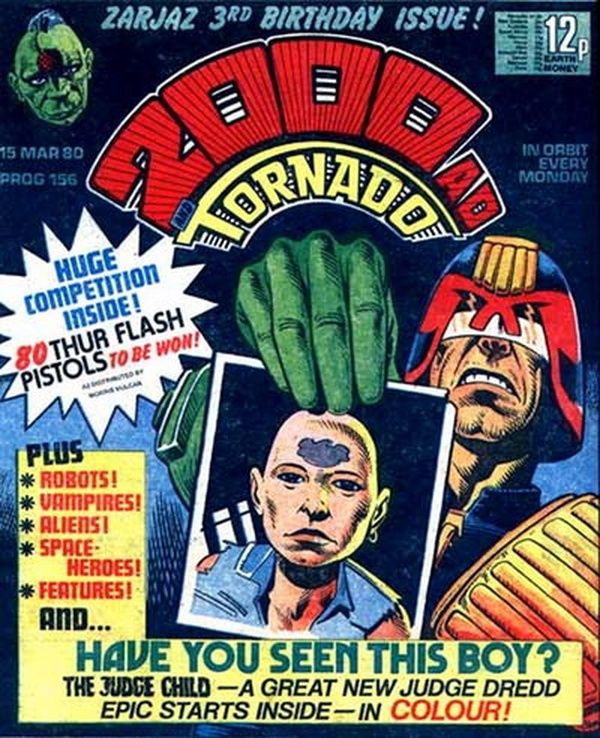 2000 AD and Tornado #156 cover