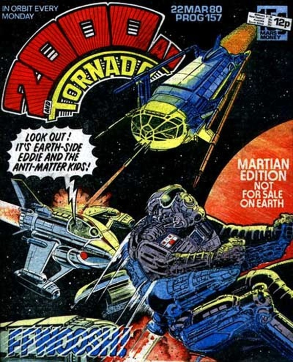 2000 AD and Tornado #157 cover