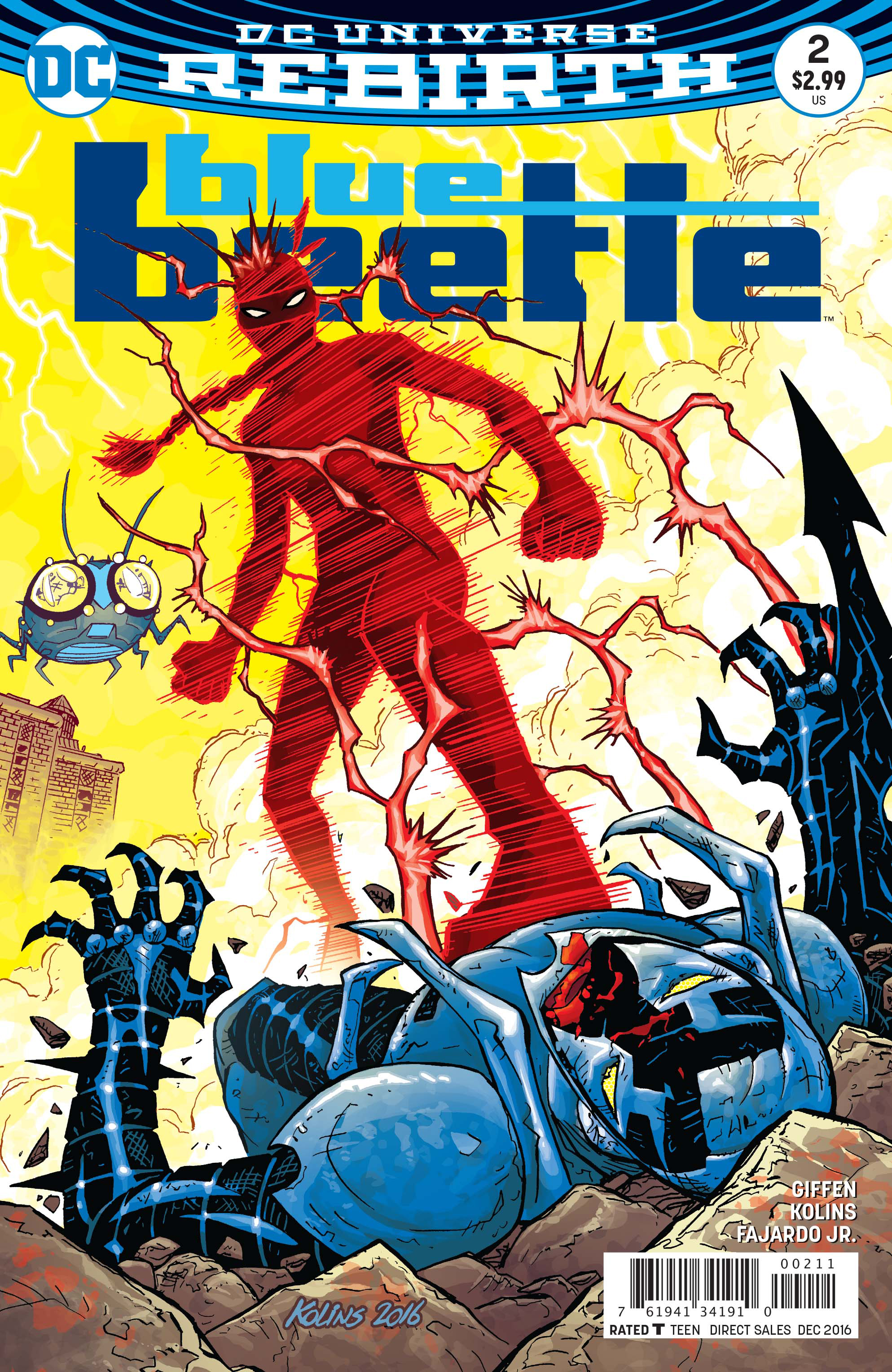 Blue Beetle #2 cover
