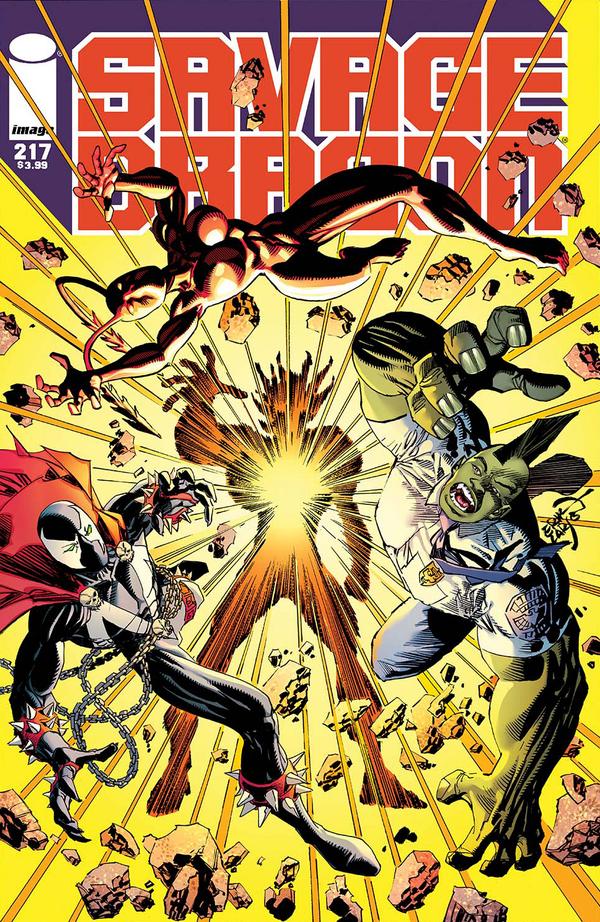 Savage Dragon #217 cover
