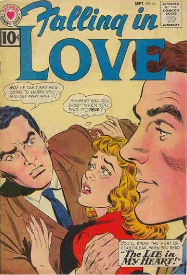 Falling in Love #45 cover