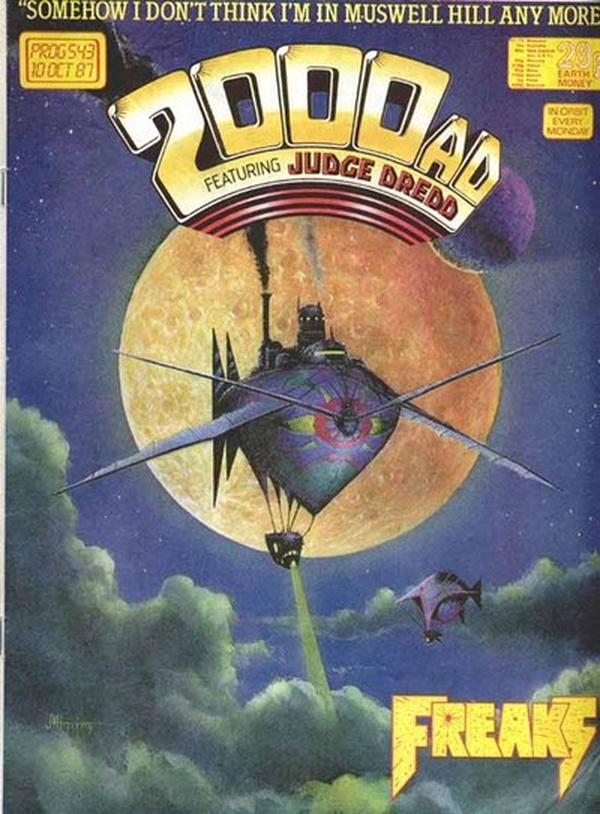 2000 AD #543 cover