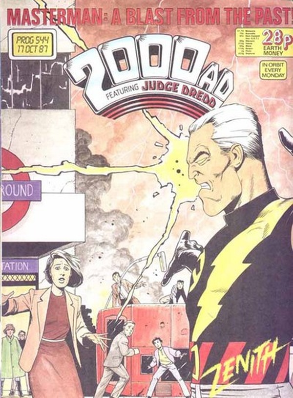 2000 AD #544 cover