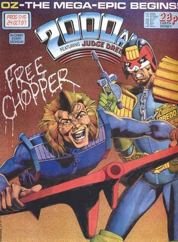 2000 AD #545 cover