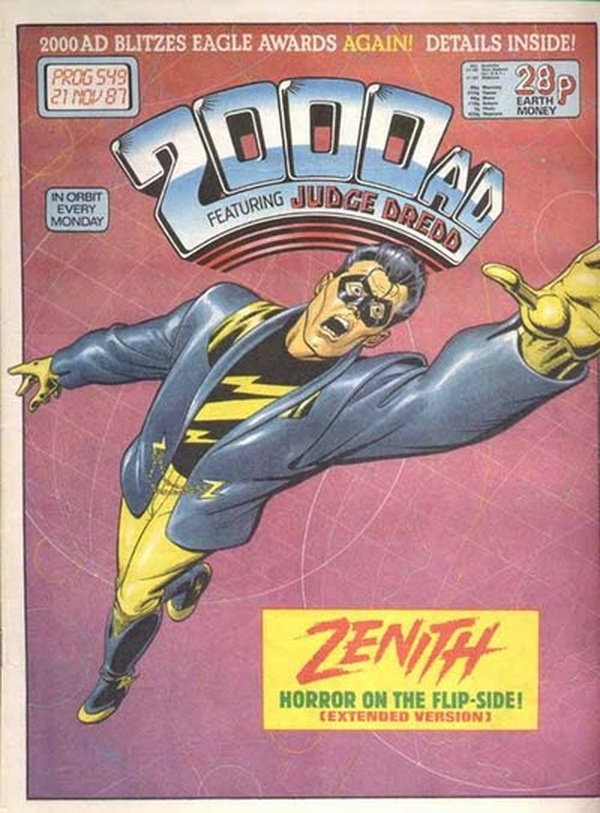 2000 AD #549 cover