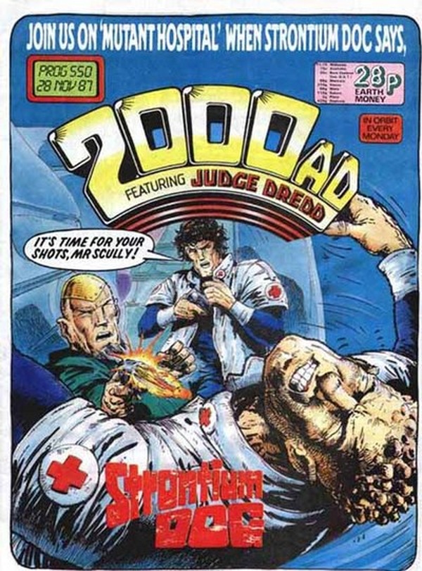 2000 AD #550 cover
