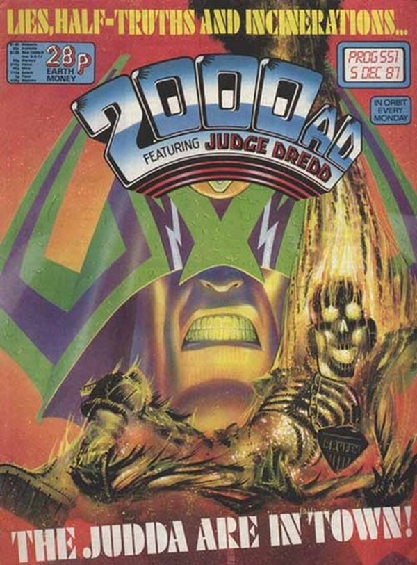 2000 AD #551 cover