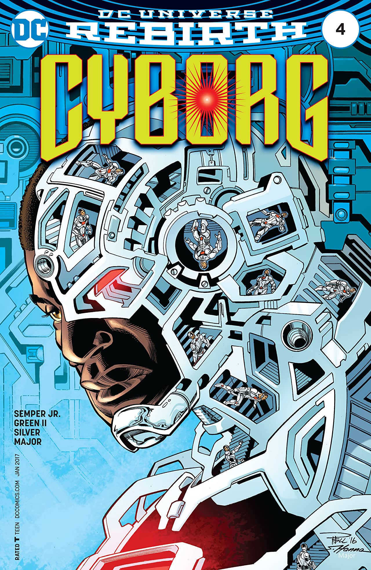 Cyborg #4 cover
