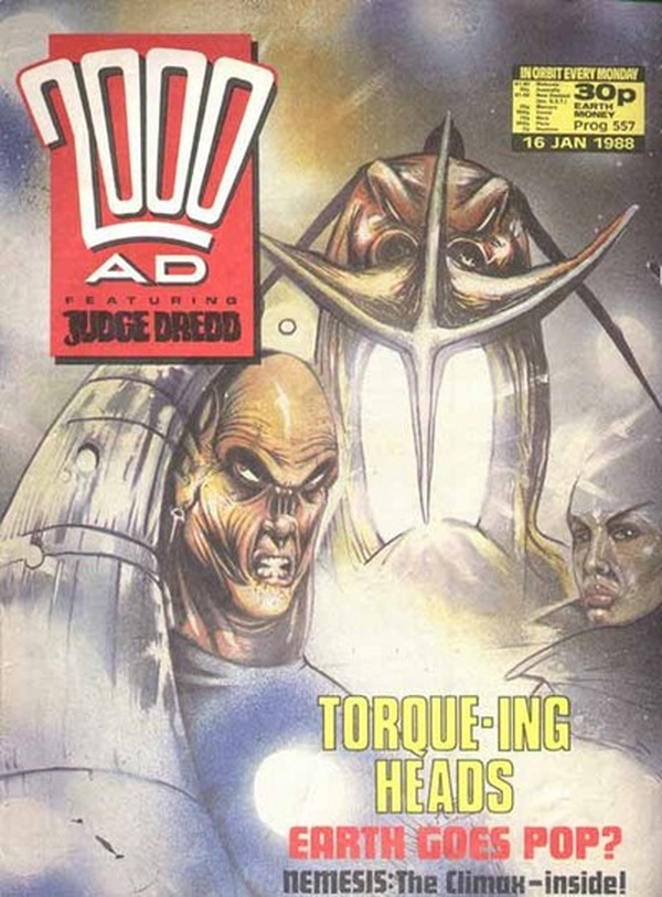 2000 AD #557 cover