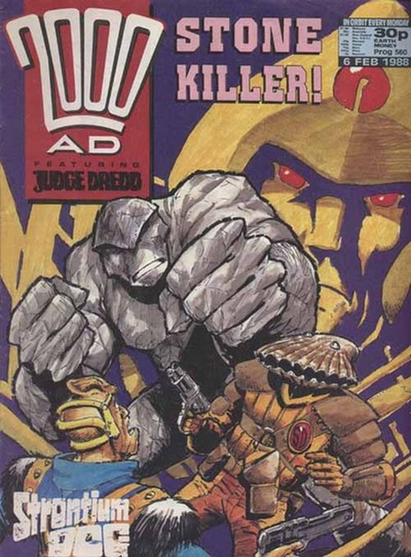 2000 AD #560 cover