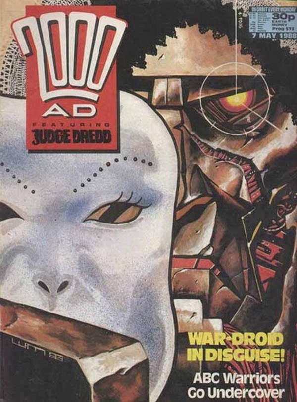 2000 AD #573 cover