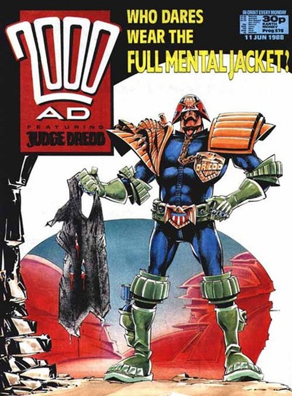 2000 AD #578 cover