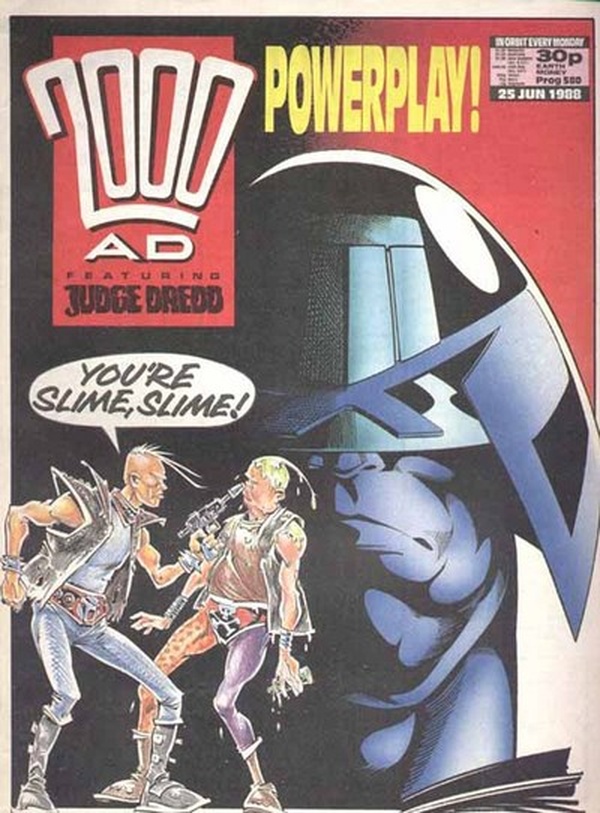2000 AD #580 cover