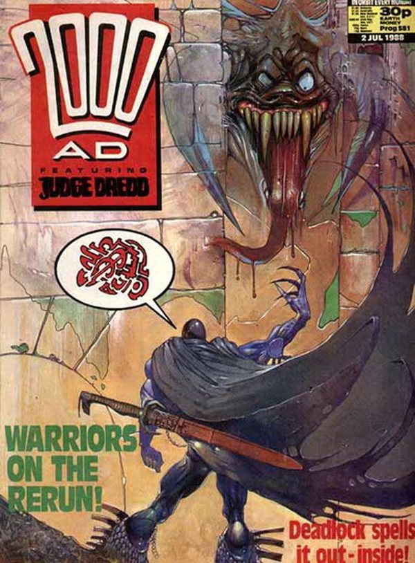 2000 AD #581 cover