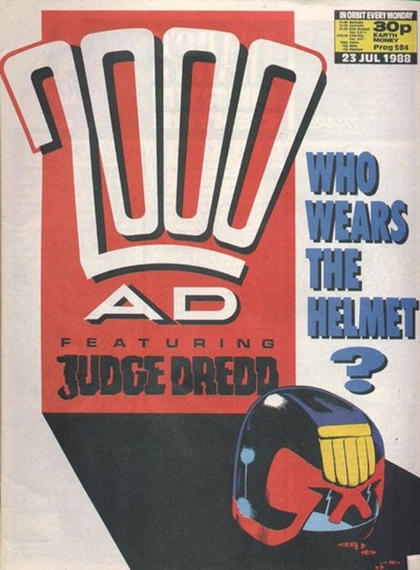 2000 AD #584 cover