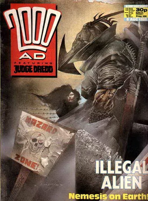 2000 AD #586 cover