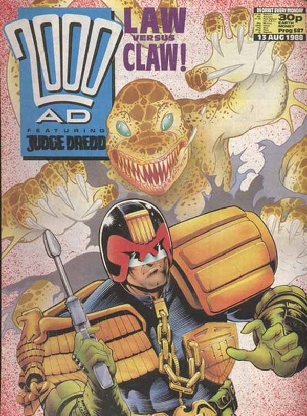 2000 AD #587 cover