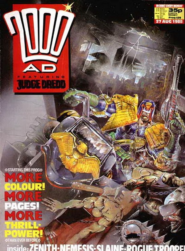 2000 AD #589 cover