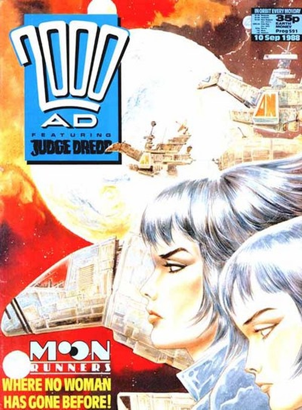 2000 AD #591 cover