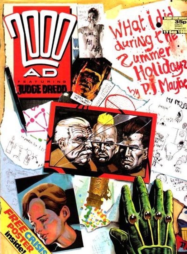 2000 AD #592 cover