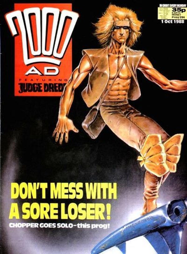 2000 AD #594 cover