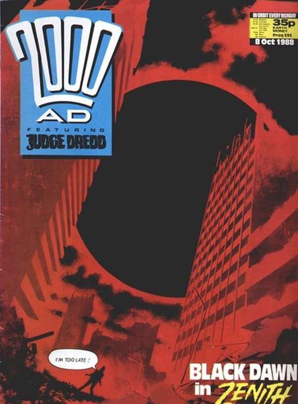 2000 AD #595 cover
