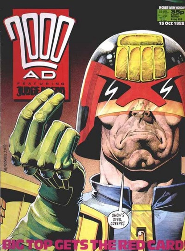 2000 AD #596 cover