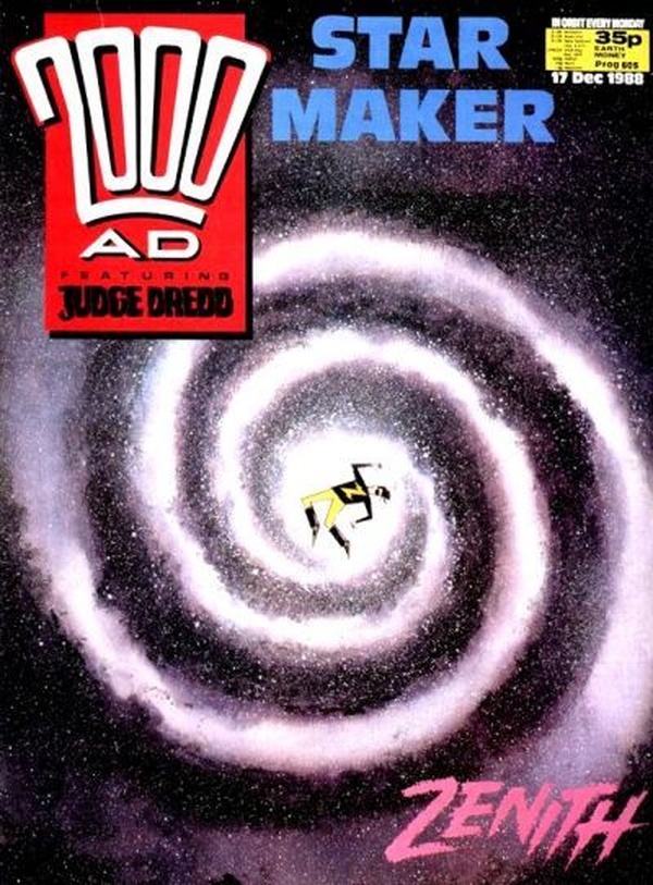 2000 AD #605 cover