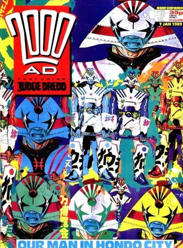 2000 AD #608 cover
