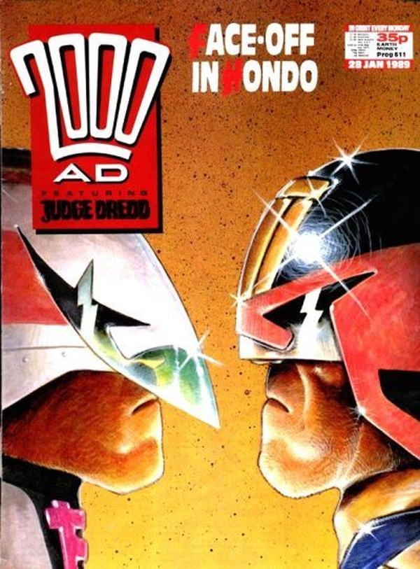 2000 AD #611 cover