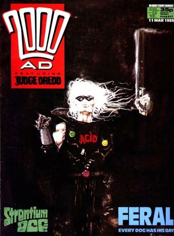 2000 AD #617 cover
